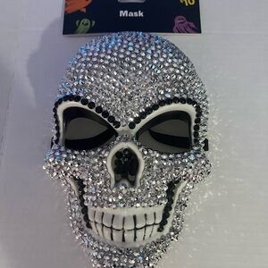 Rhinestone Skull Mask